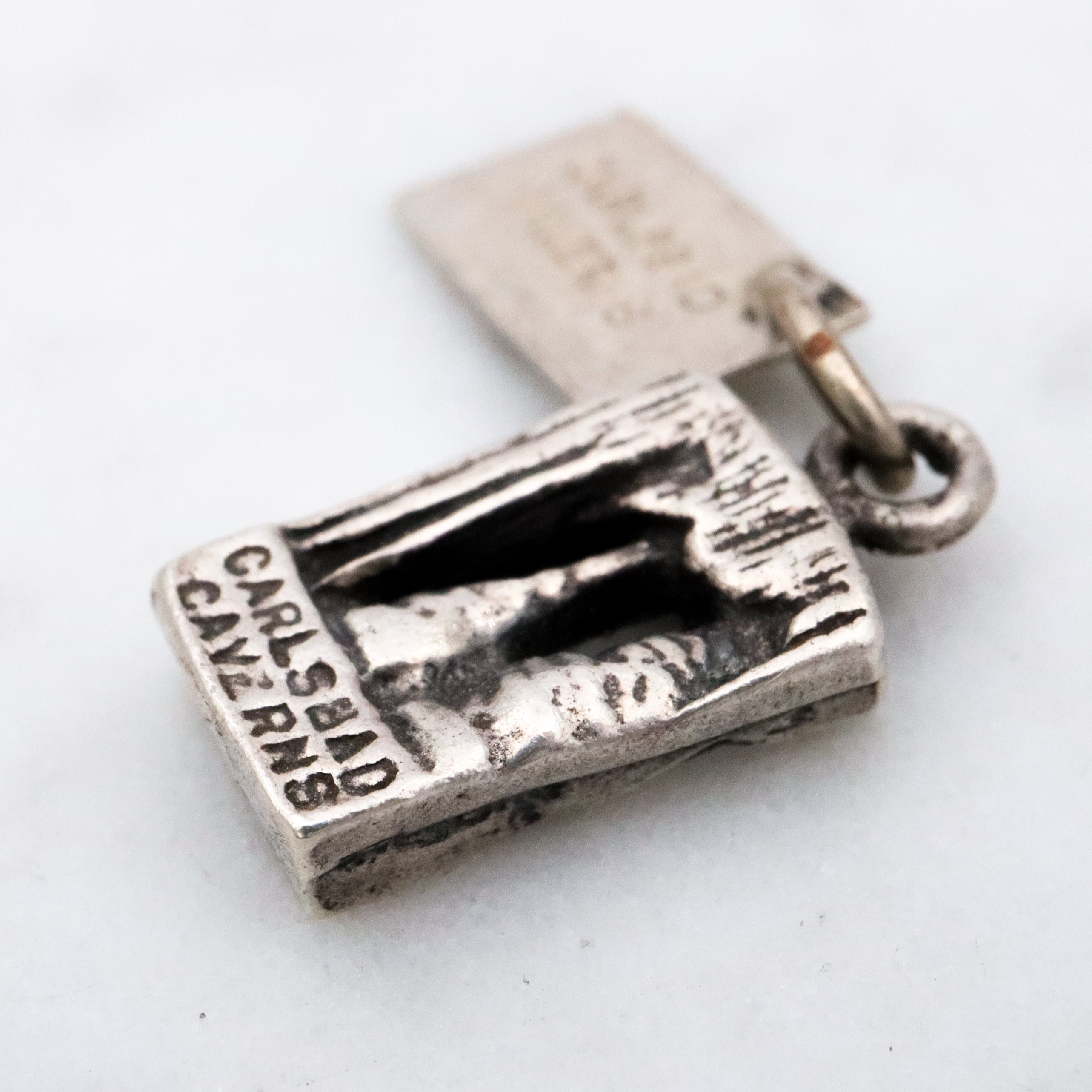 Vintage sterling Carlsbad Caverns pendant charm